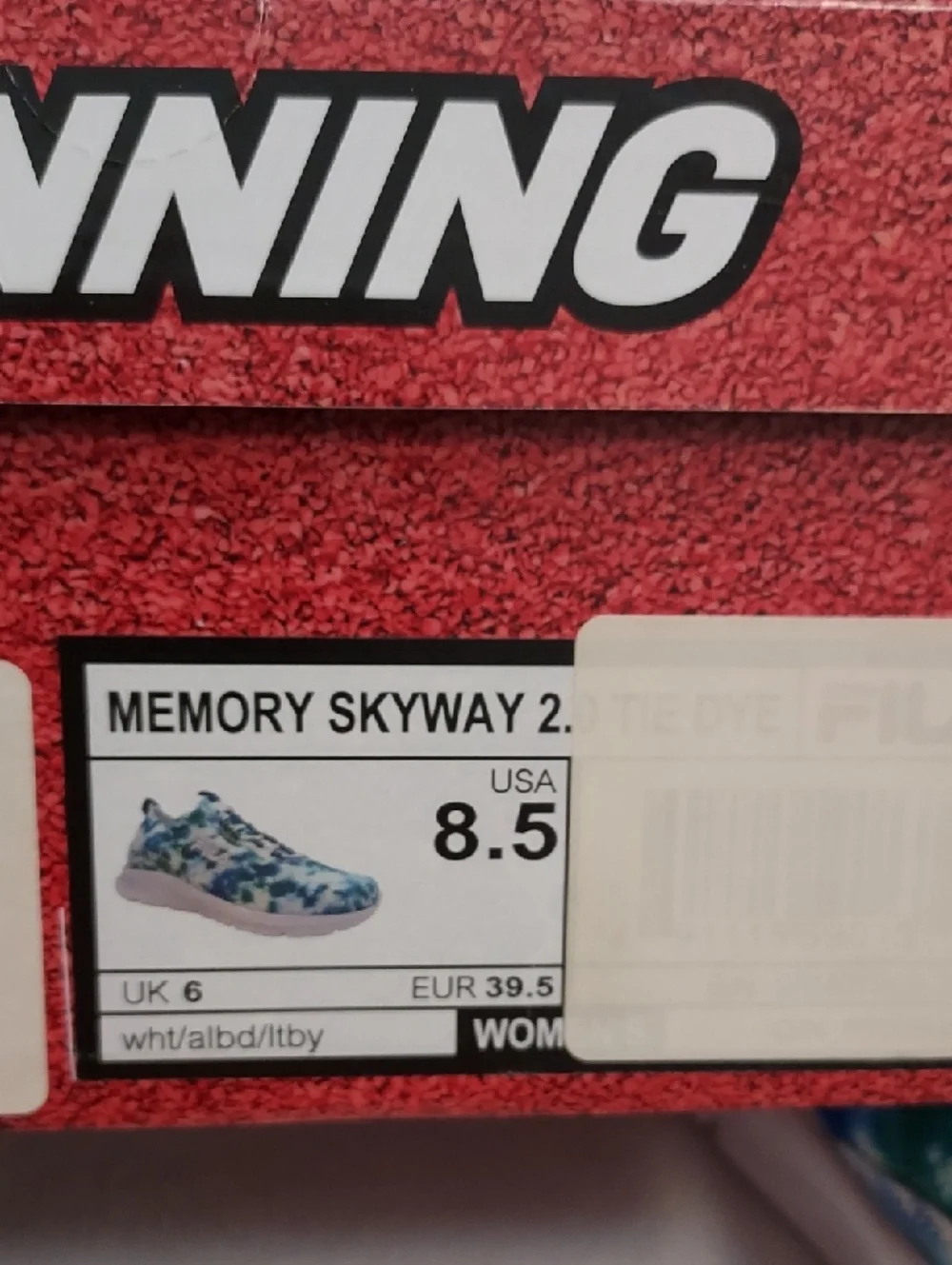 Fila Womens Memory Skyway 2.0 Tie Dye Sneakers - Picture 15 of 16